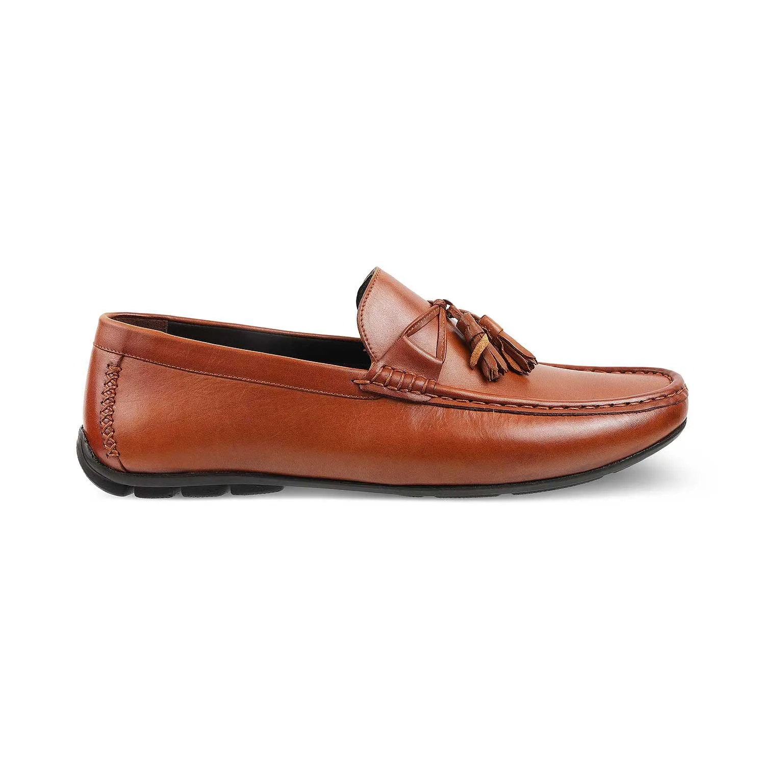Ivory Loafers The Totie Tan Men's Leather Driving Loafers Tresmode