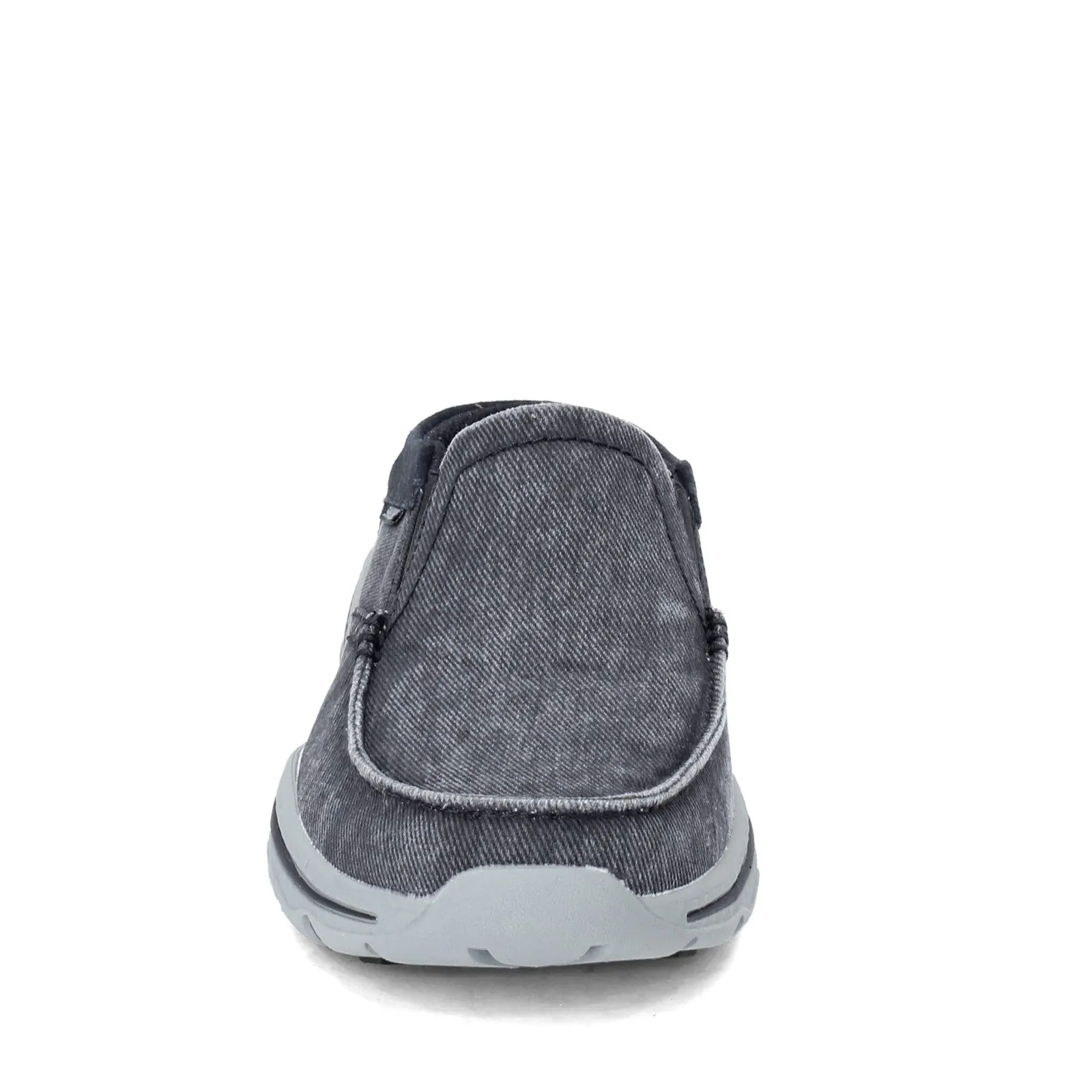 Relaxed Fit: Creston - Backlot Black Mens Slip On Boating Shoes