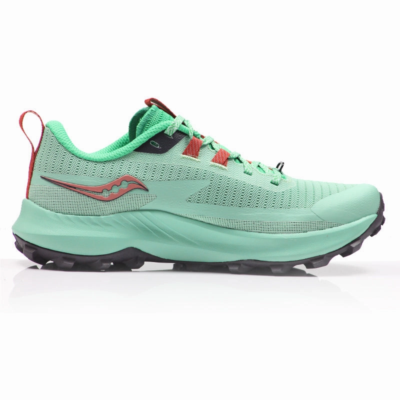 Gore Tex Shoes Running Saucony Peregrine 13 Women's Trail Shoe - Sprig/Canopy