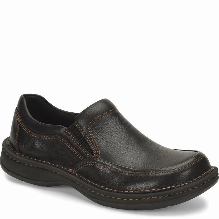 Rugged Loafers Born Men's Blast III - Black Full Grain