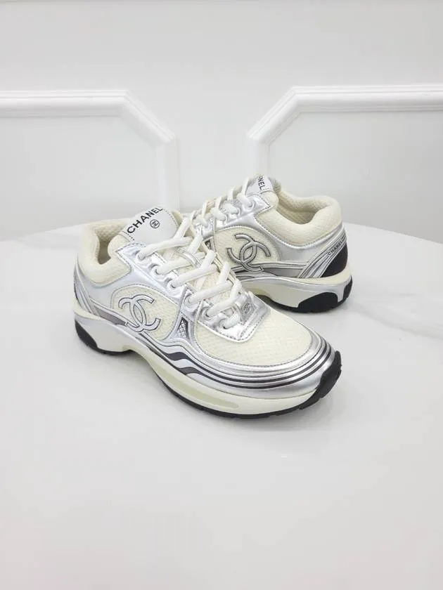 CC Logo Shasix Cruise Sneakers 35 G39792 Chanel Cali Wedge Sneakers