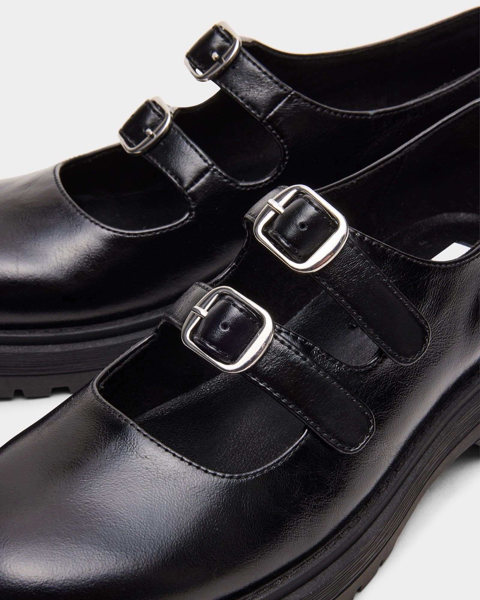 ALBA BLACK LEATHER Loafers With Soles