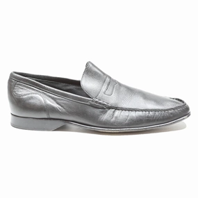 Polo Suede Loafers BALLY Mens Leather Loafers Black UK 6.5 Classic Formal Slip-On Shoes