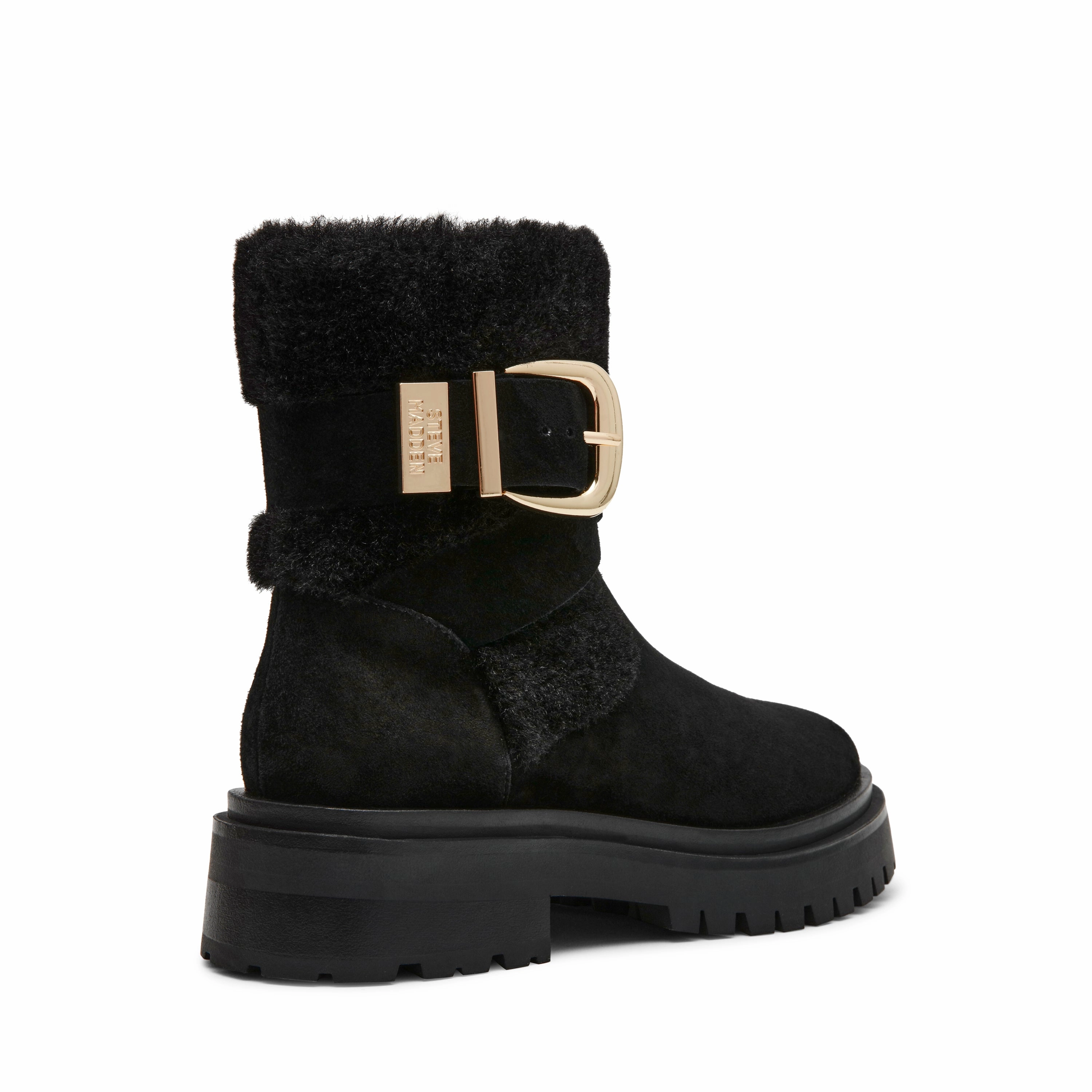 Lodge Bootie BLACK SUEDE Skull Cowboy Boots