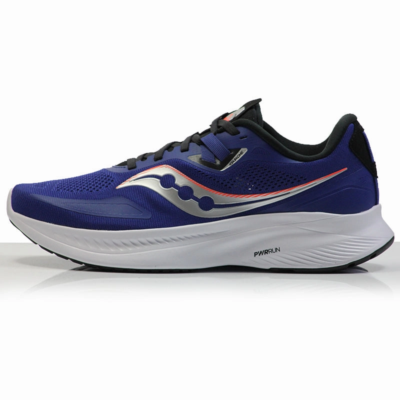 Saucony Guide 15 Men's Running Shoe - Sapphire/Black Best Mid Distance Running Shoes