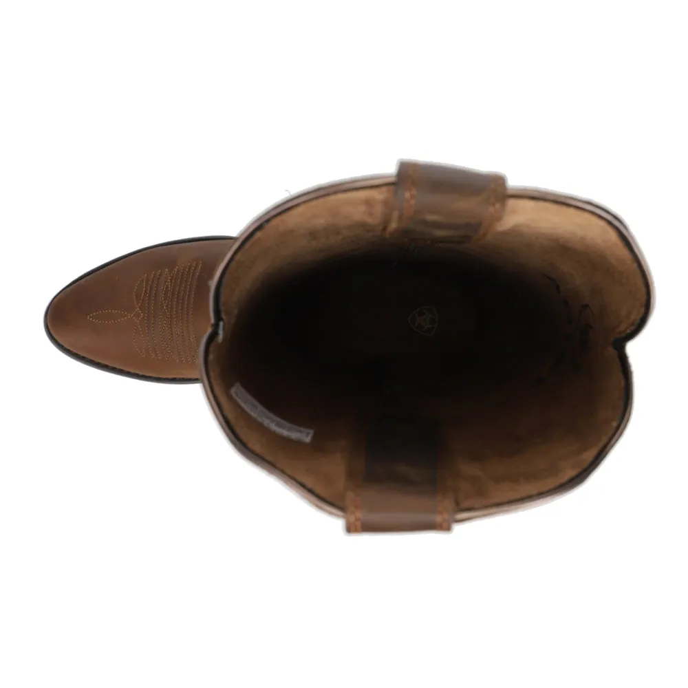 Sunflower Cowgirl Boots Heritage Tall Stretch Fit Embroidery Round Toe Cowboy Boots