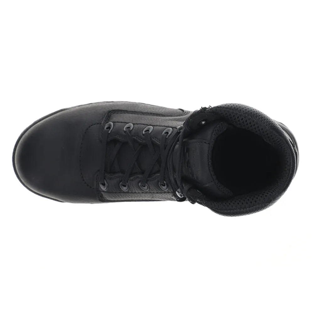 Titan 6 Inch Oil Resistant Alloy Toe Work Boots Leopard Ankle Boots