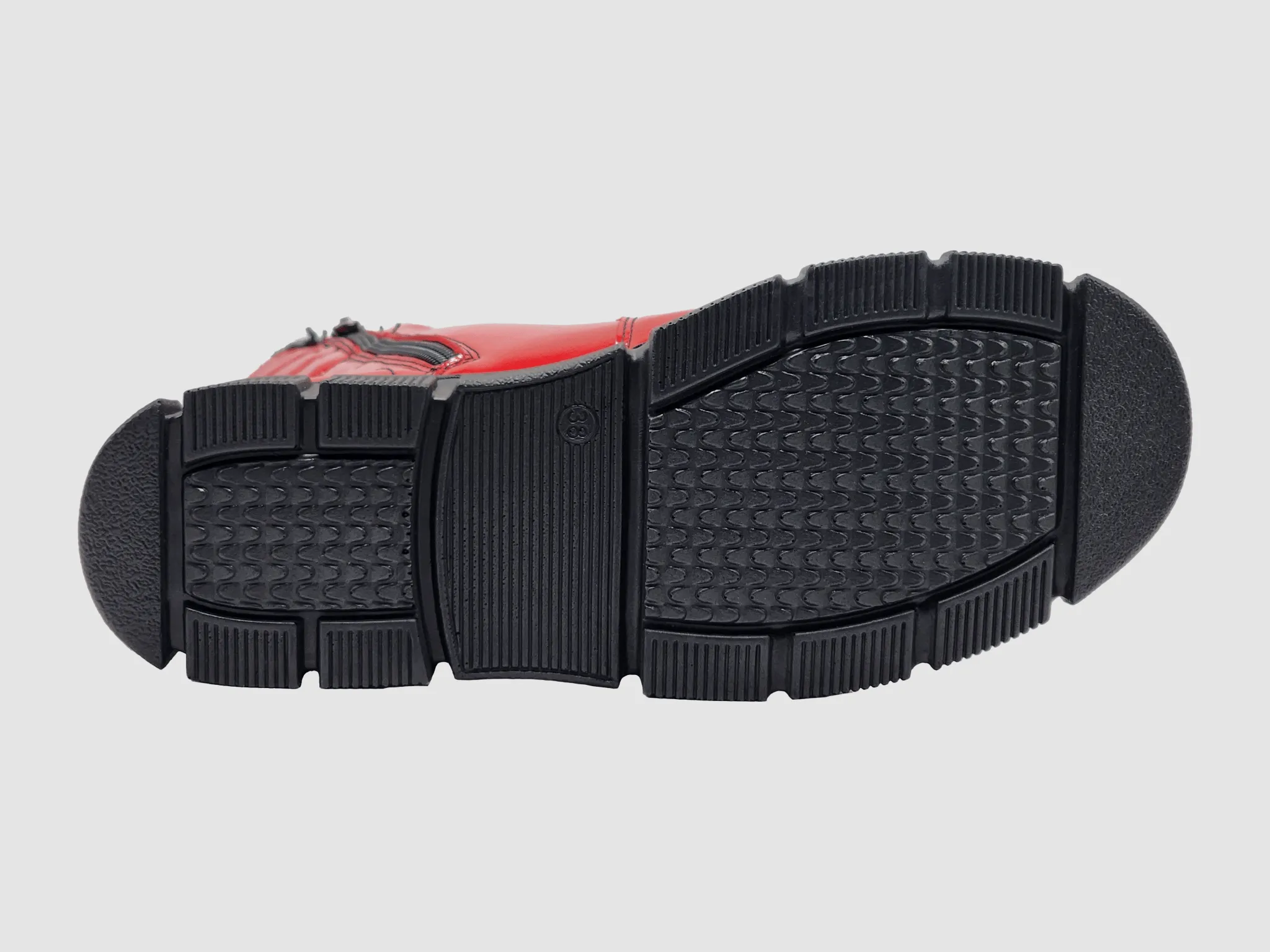 Women's Helios Medusa Fur-Lined Zip-Up Leather Boots - Red Stallion Boots