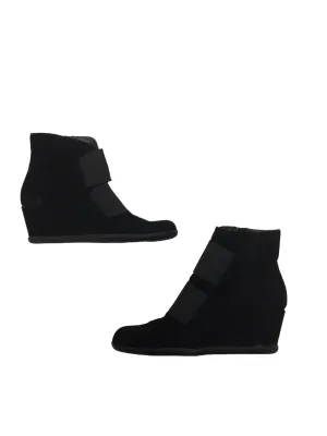 Flat Leather Moto Ankle Boots Boots Ankle Heels By Aerosoles  Size: 6.5