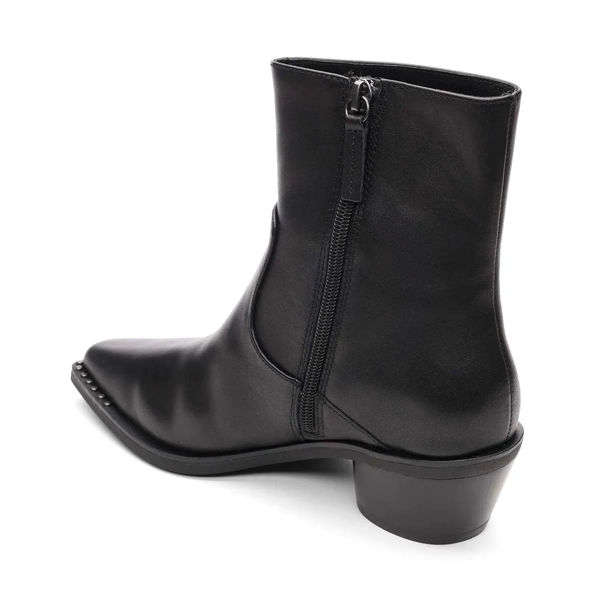 Hasley Western Studded Bootie Fishnet Boots