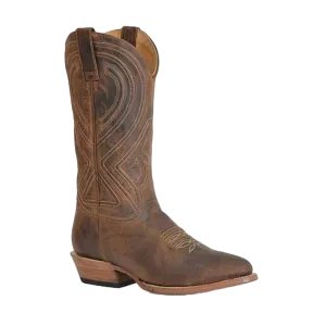 Roper Men's Mossman R-Toe Brown Boots 12-020-7311-3842 Boots For Dirt Bike Riding
