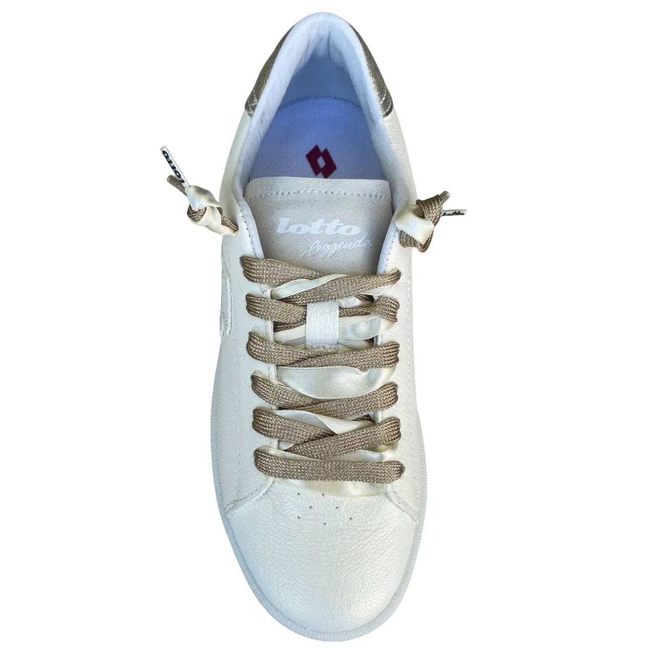 Lotto Leggenda scarpa sneakers da donna Autograph Pearl 221130 61I bianco antico-mandorla dorata Louis Vuitton Sneakers