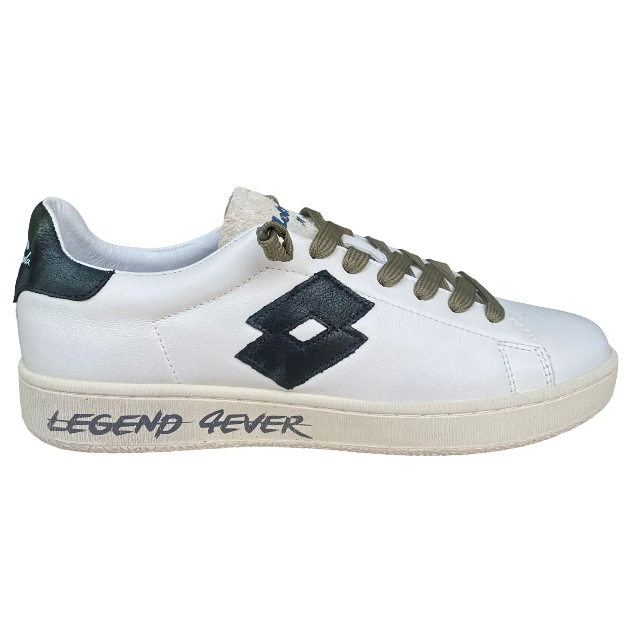 Slip On Sneakers Summer Lotto Leggenda scarpa sneakers da uomo Autograph Legend 3 220320 BGC bianco-blu-marrone
