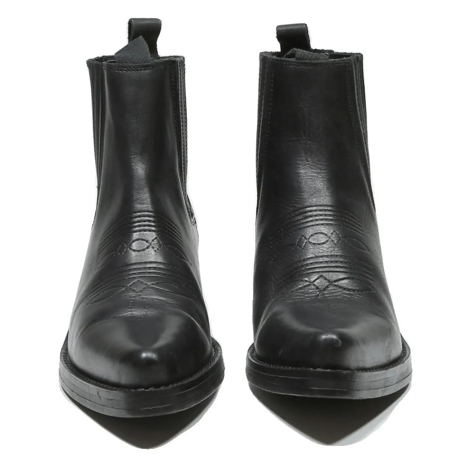 Doggy Boots KRNTUCKY'S WESTERN Womens Ankle Boots Leather Black UK 6 Stylish Western