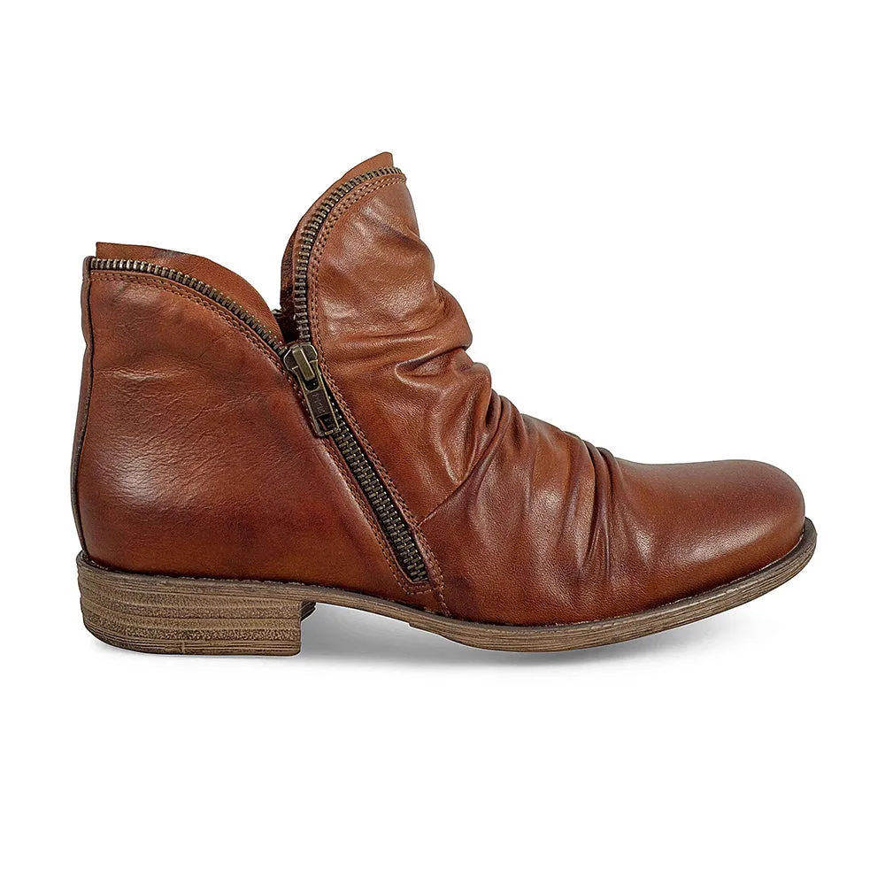 Luna Ruched Ankle Boot Heritage Boots Austin Texas