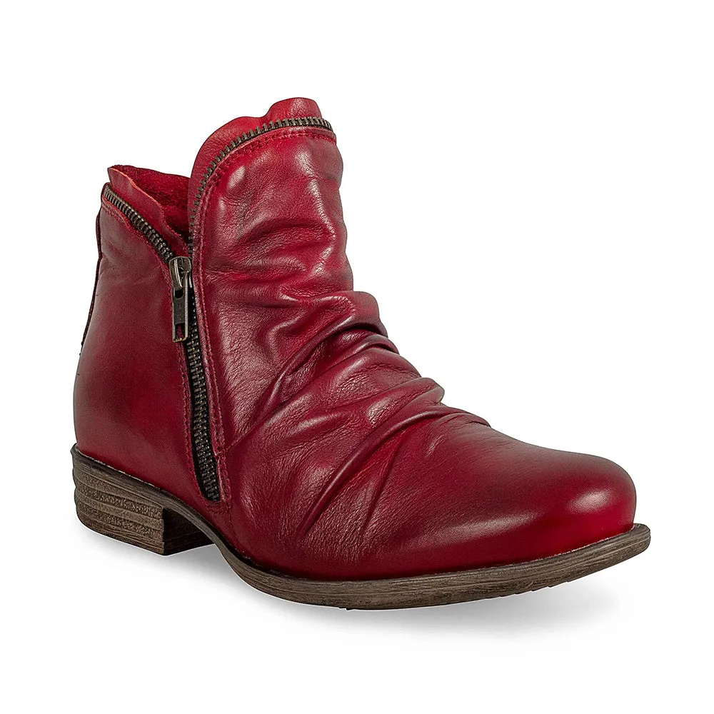 Luna Ruched Ankle Boot Bustamante Boots