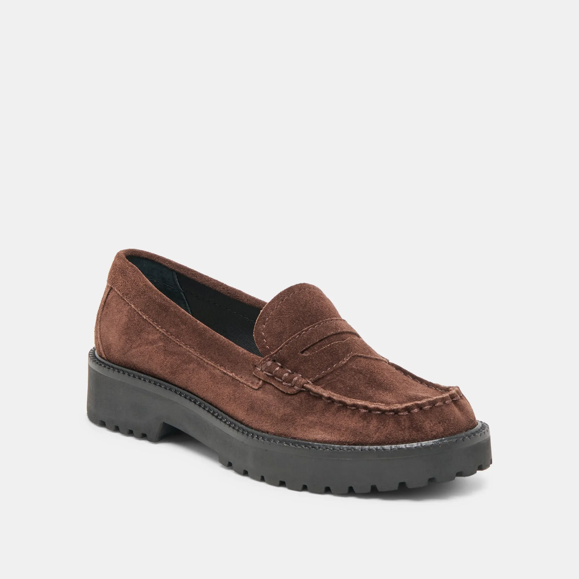 MEREK LOAFERS DK BROWN SUEDE House Shoe Loafers