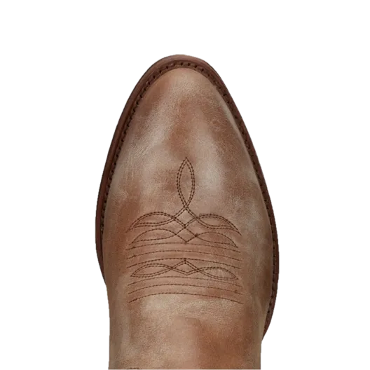 Tony Lama Men's Tascosa Suntan Brown Round Tan Western Boots TL3018 Boots For Dresses