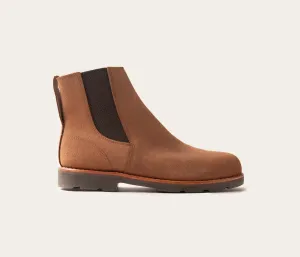 Boots Homme Croute Cire Western Zipper Boots