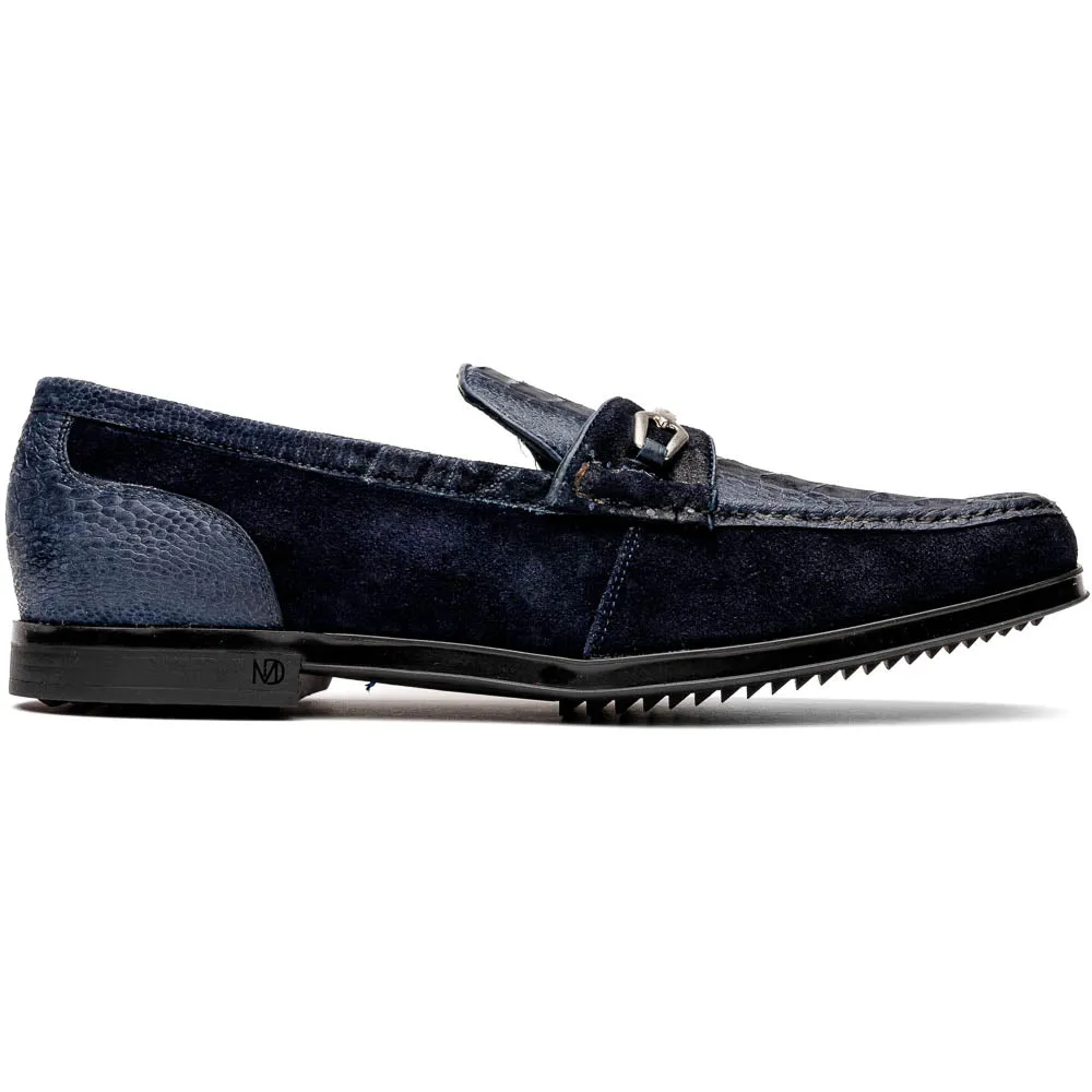 Hugo Navy Sustainable Loafers