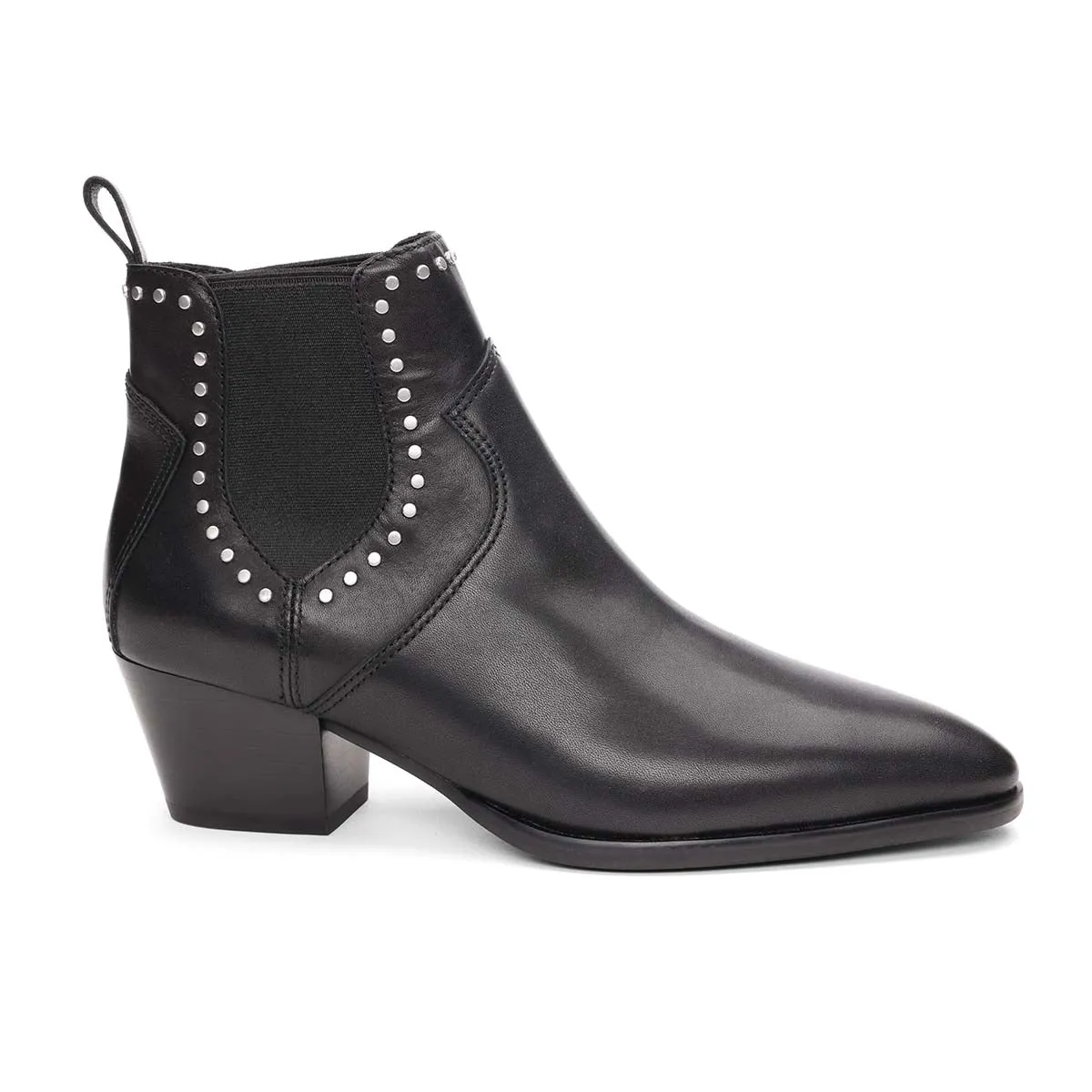 Ankle Boots With Zipper Funk Western Studded Bootie