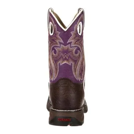 Barbie Doll Boots Durango Youth Girl's Lil Durango Purple & Brown Western Boots BT386