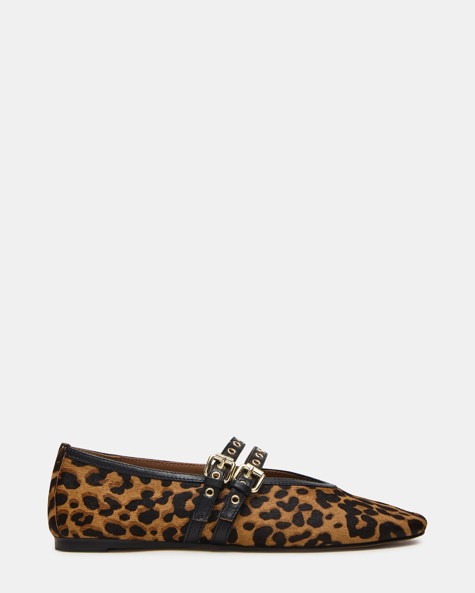 LYDIA LEOPARD Width Penny Loafers