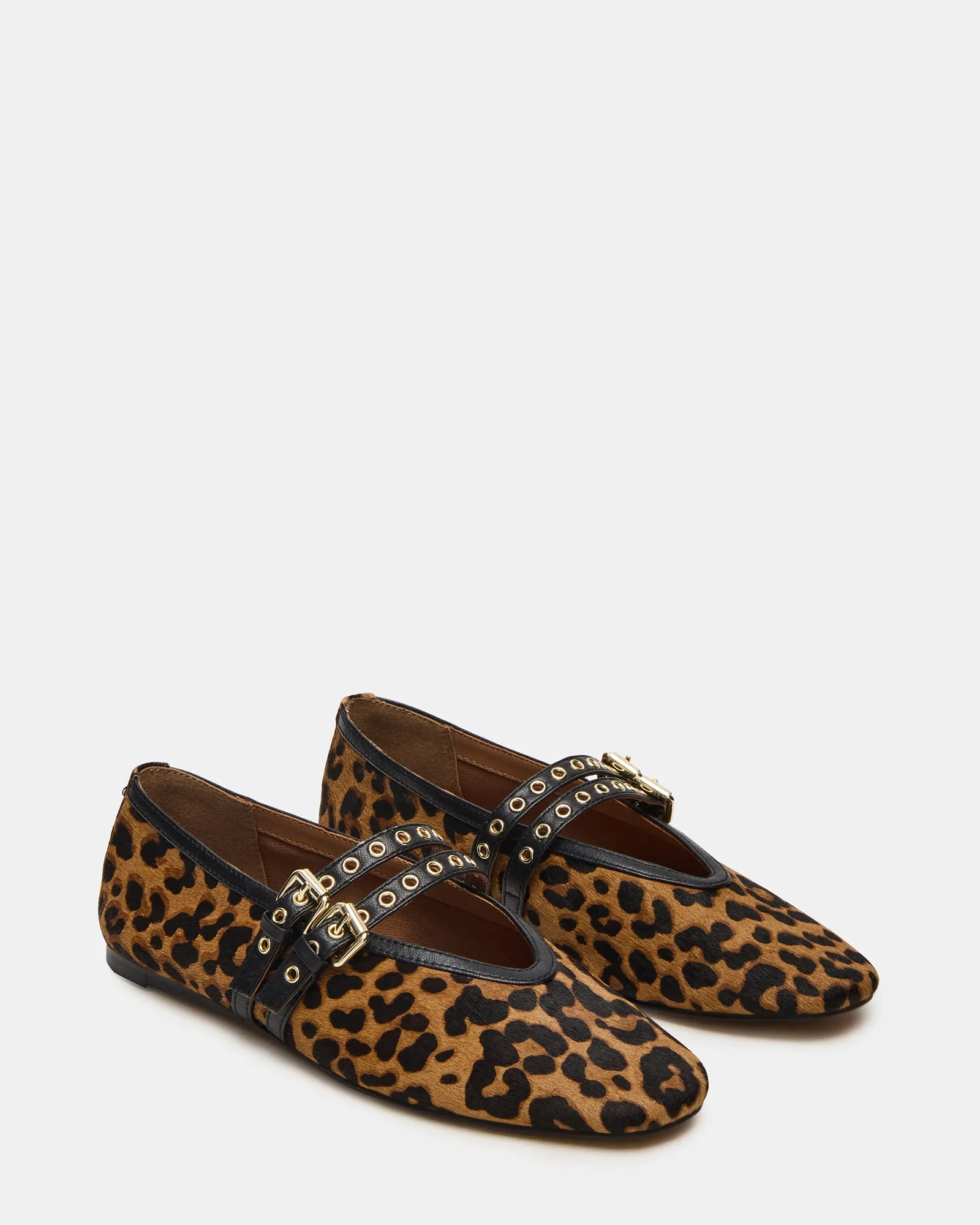 LYDIA LEOPARD Comfortable Walking Loafers