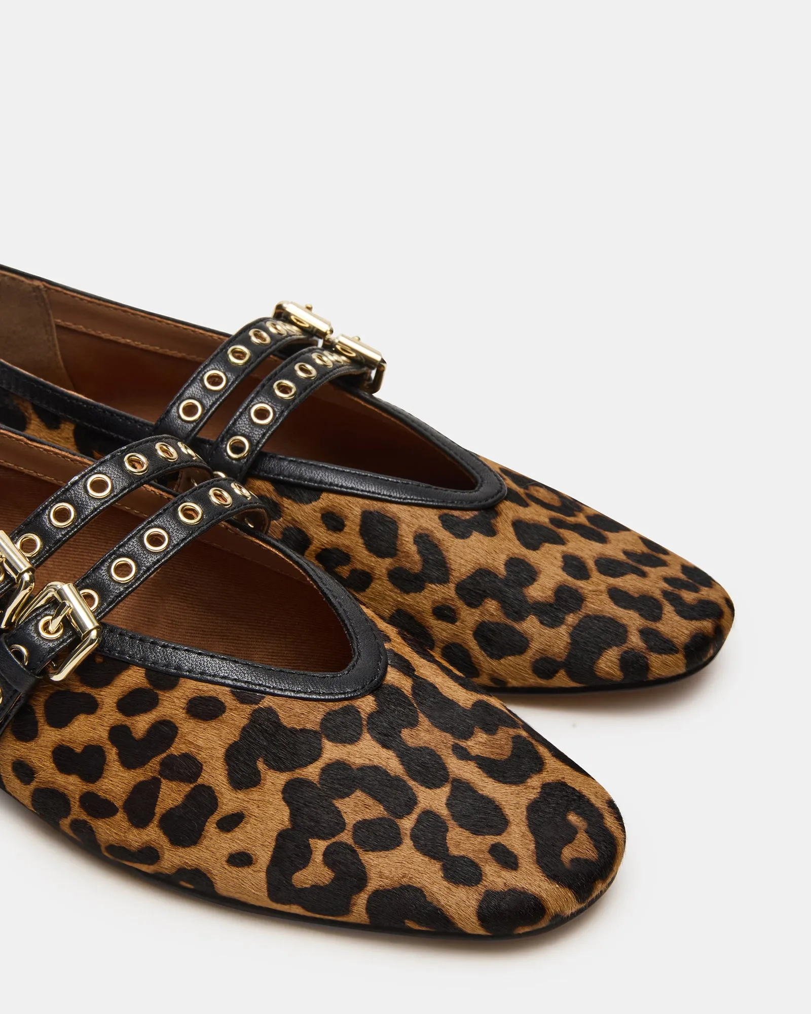 LYDIA LEOPARD Loafers Zara