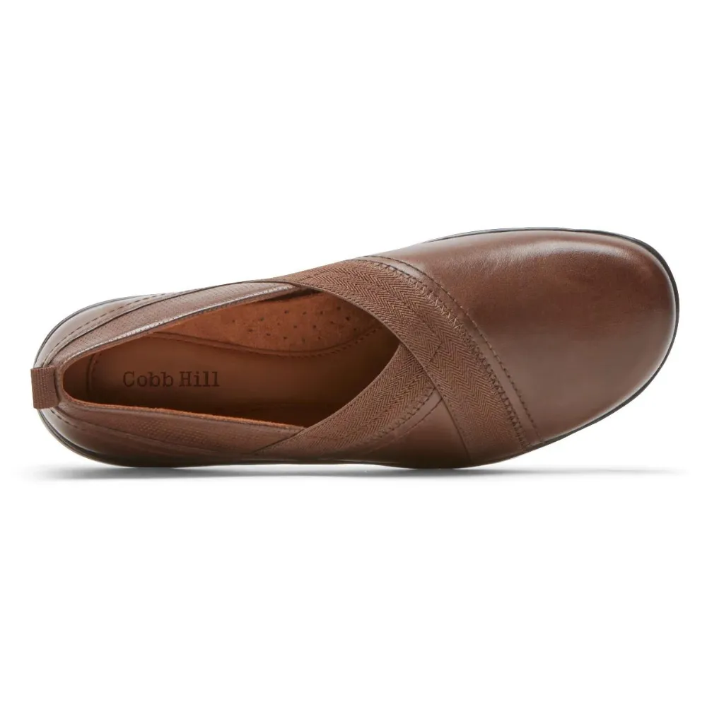 Cobb Hill Penfield Brown Leather Slip-On (Women's) Slip On Slip On Shoe Slip On Slip On Diapers Slip On