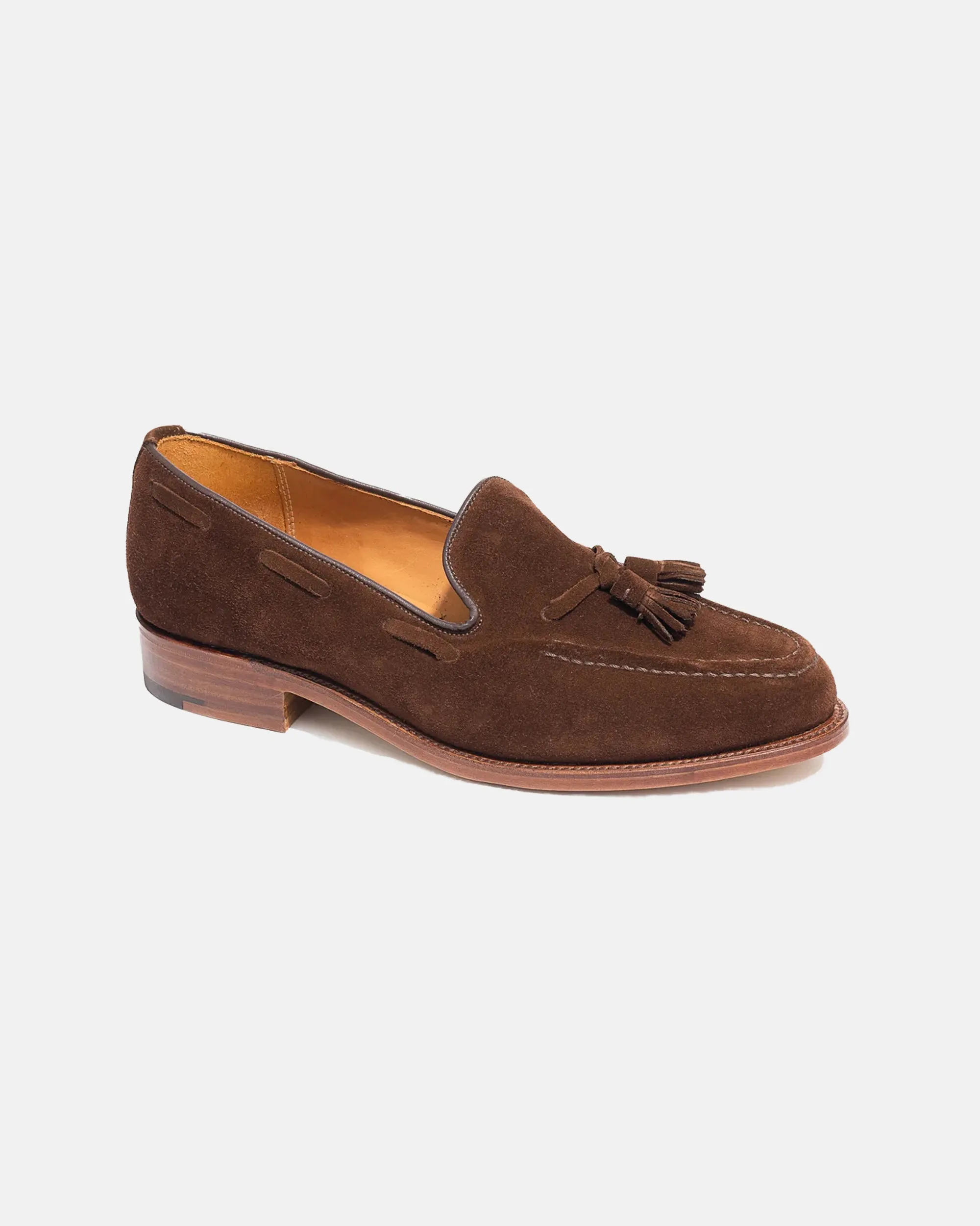 Made-in-England Snuff Suede Tassel Loafer Dr Loafers