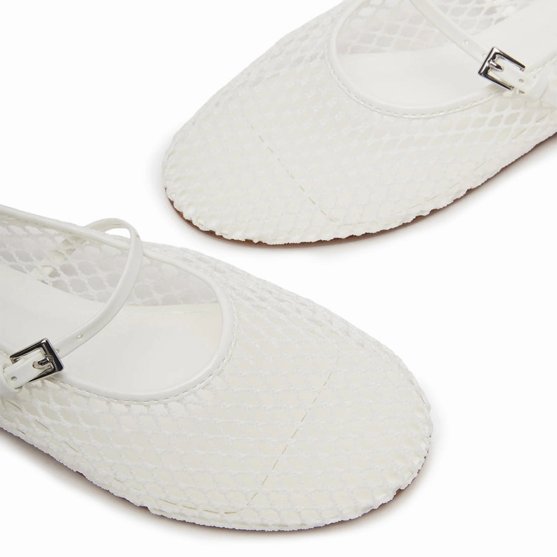 Black Wedding Flat Shoes Mags Flat Shoe WHITE