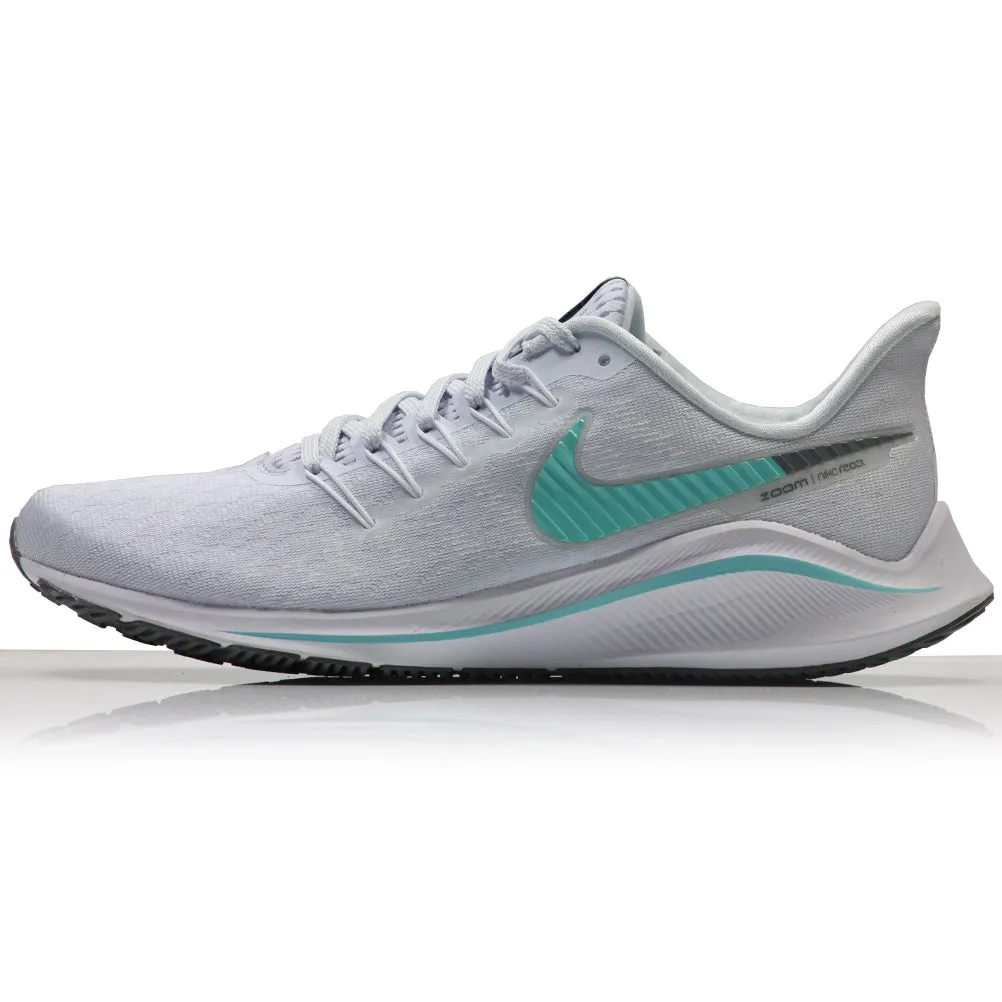 Nike Air Zoom Vomero 14 Women's Running Shoe - Football Grey/Aurora Green 3 Running Shoes