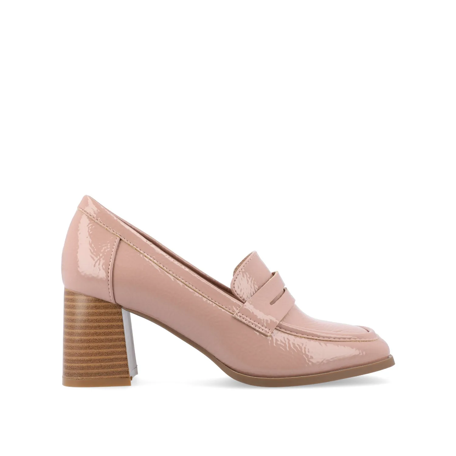 Loafers Guide MALLEAH BLOCK HEEL LOAFERS IN WIDE