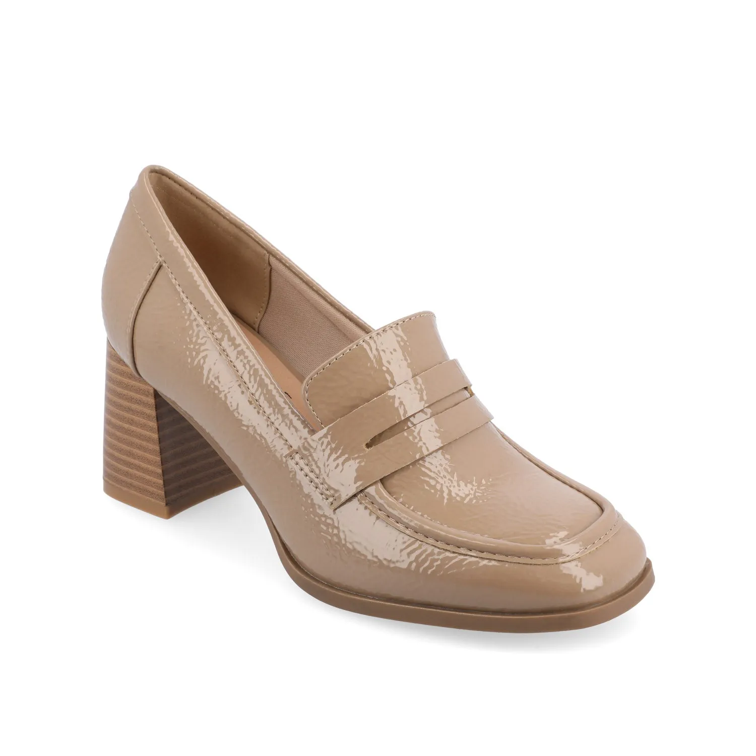Yuketen Loafers MALLEAH BLOCK HEEL LOAFERS IN WIDE