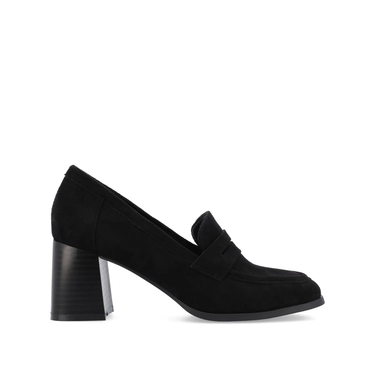 MALLEAH BLOCK HEEL LOAFERS IN WIDE Prom Shoes Loafers