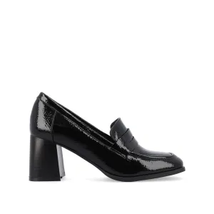 MALLEAH BLOCK HEEL LOAFERS IN WIDE Lace Loafers