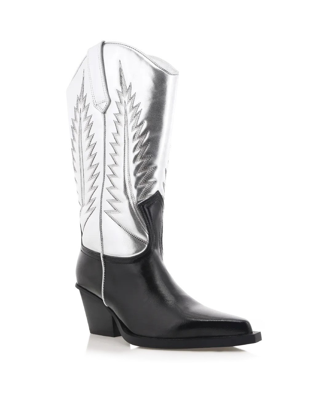 MARMALADE - BLACK-SILVER METALLIC Daphne Boots