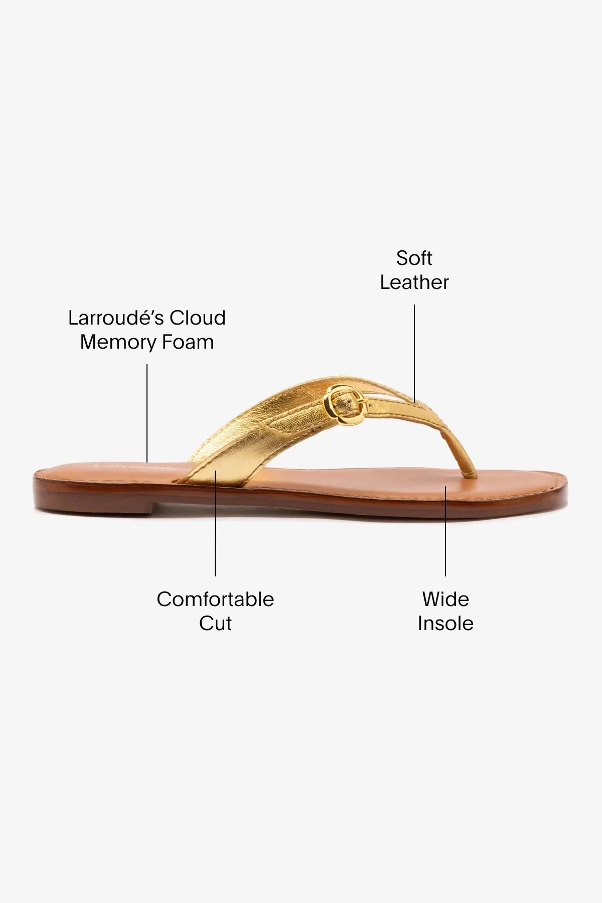 Flats That Look Like Pointe Shoes Mary Kate Flat Sandal In Gold Metallic Leather