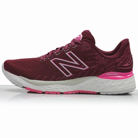 Best Running Shoes Heavy Person New Balance Fresh Foam 880v11 Women's Running Shoe - Garnet/Pink glo