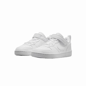 Nike scarpa sneakers da bambini Court Borough DV5457-106 bianco Casual Work Sneakers