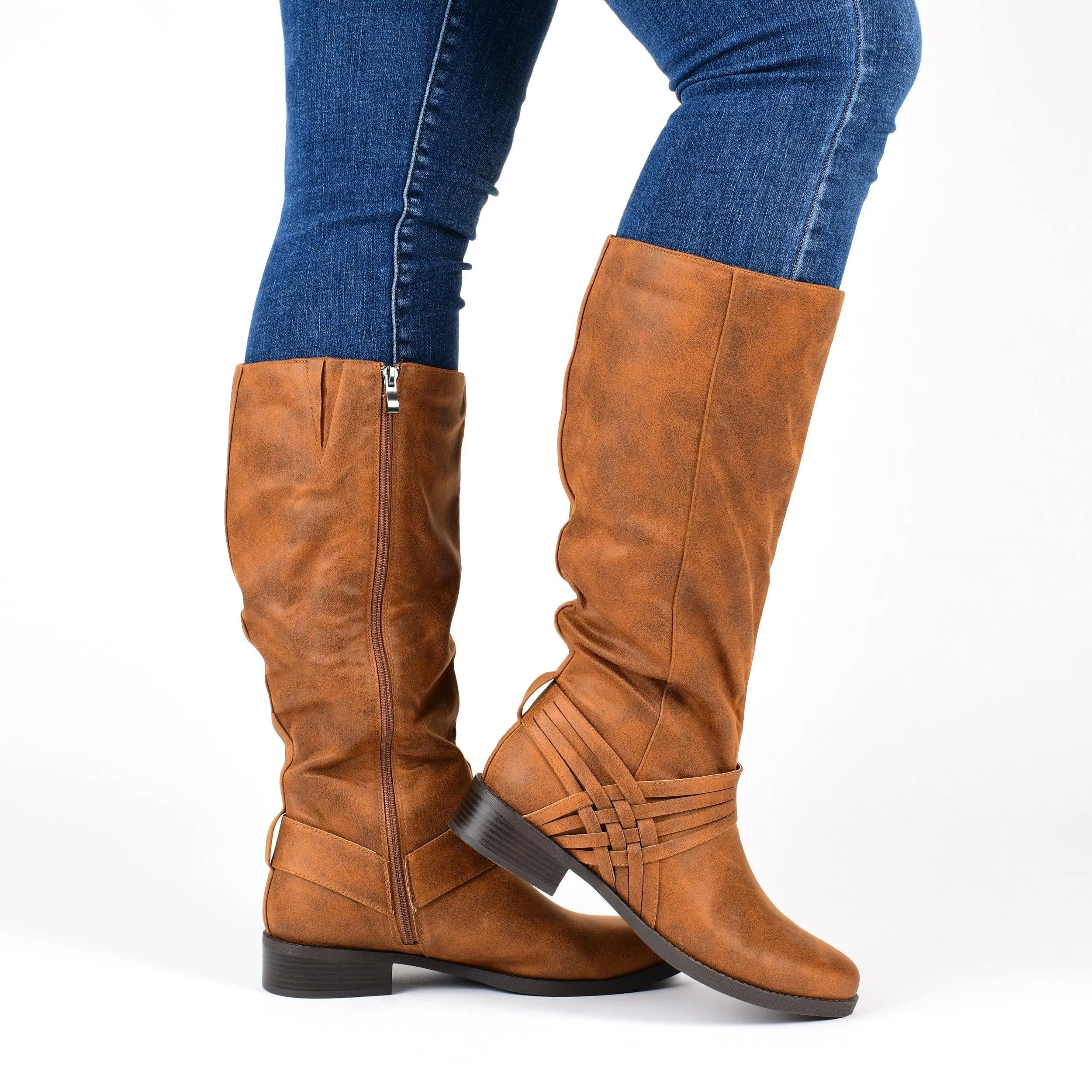 Boots With Arch Support MEG RIDING BOOTS IN X-WIDE CALF