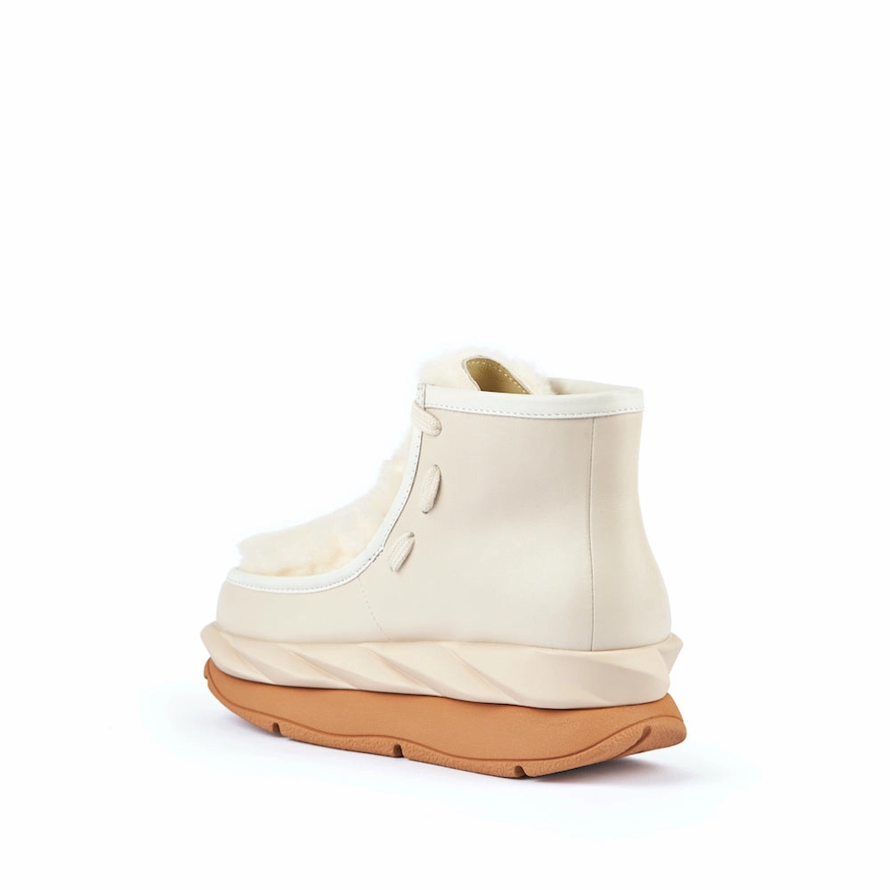 Derby Ankle Boots MELLOW WABOO CREAM