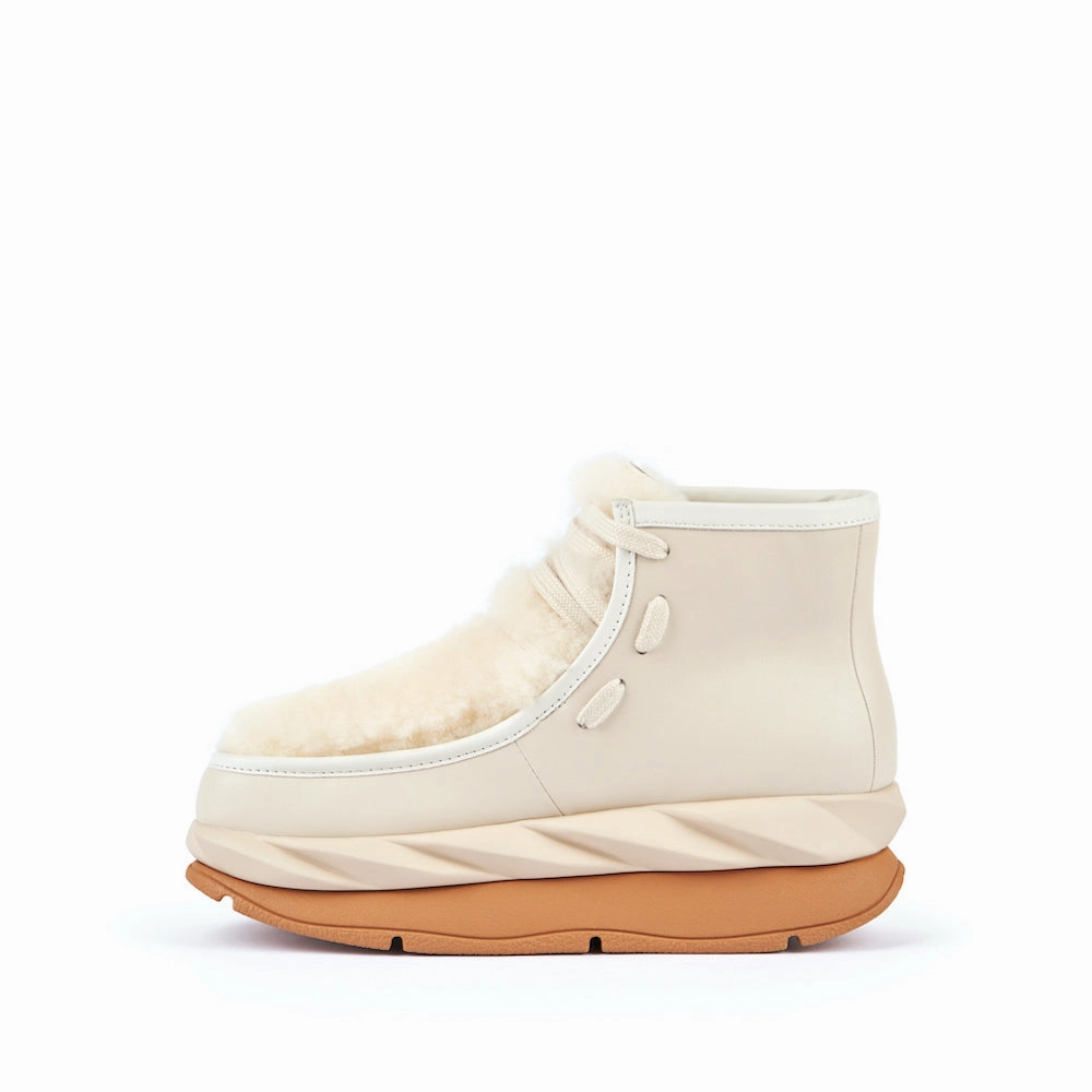 Ankle Boots Womens MELLOW WABOO CREAM