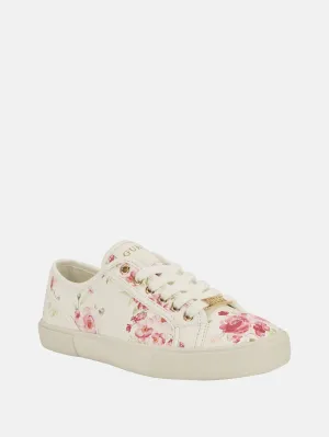 Wide Toe Sneakers Melya Floral Low-Top Sneakers