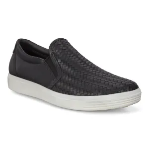 Slip On Hiking Shoes Ecco Women's Soft 7 Slip-On - Black