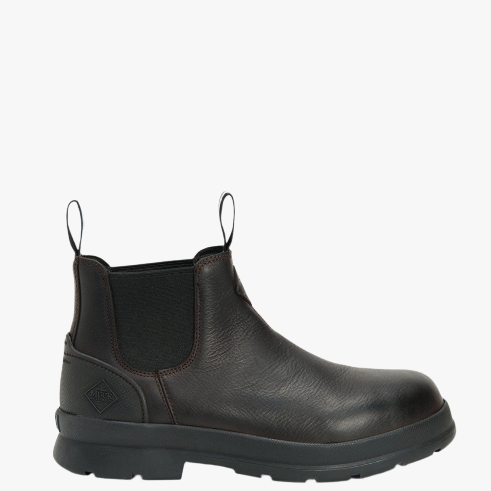 Work Boots With Composite Safety Toe Men's Chore Farm Leather Chelsea Boot