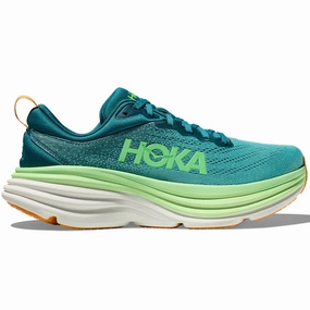 Men's Hoka Bondi 8, Deep Lagoon/Ocean Mist, 9 D Medium Shoes Visalia