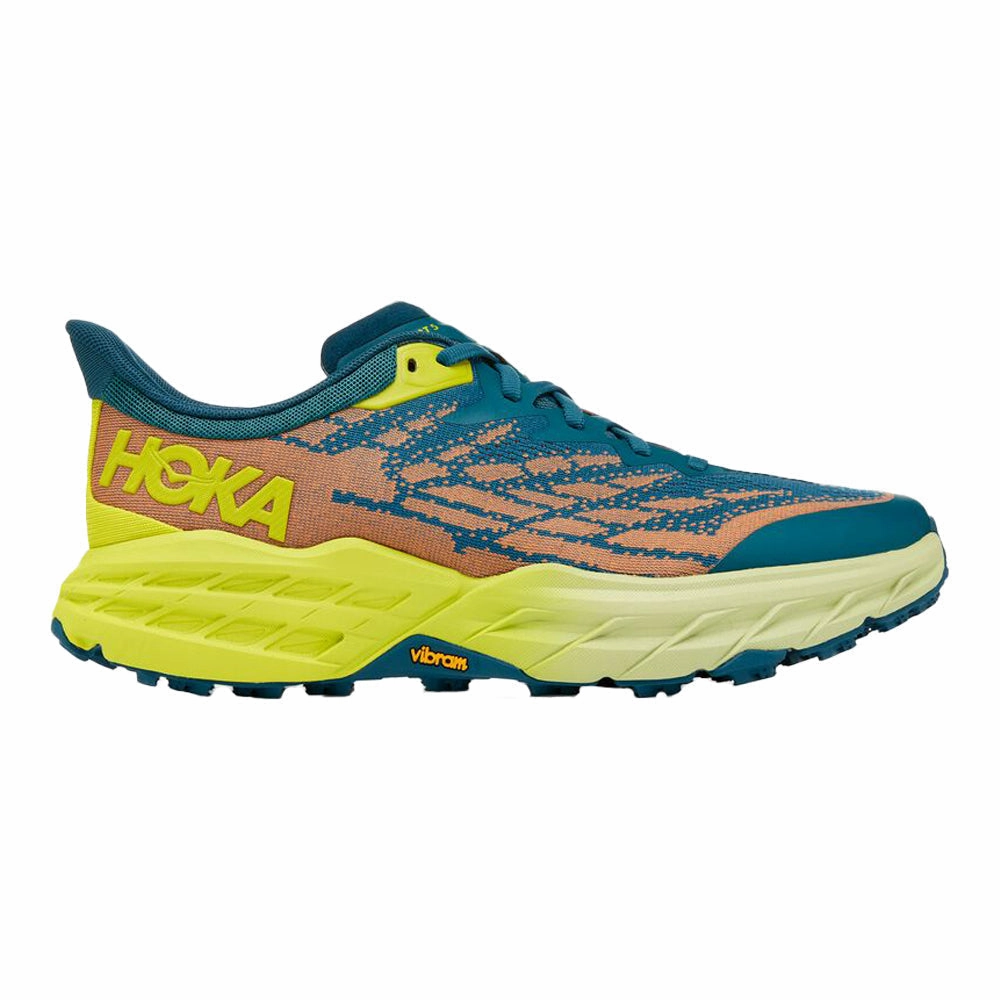 Shoes Style Comparison Men's Hoka Speedgoat 5, Blue Coral/Evening Primrose, 11.5 D Medium