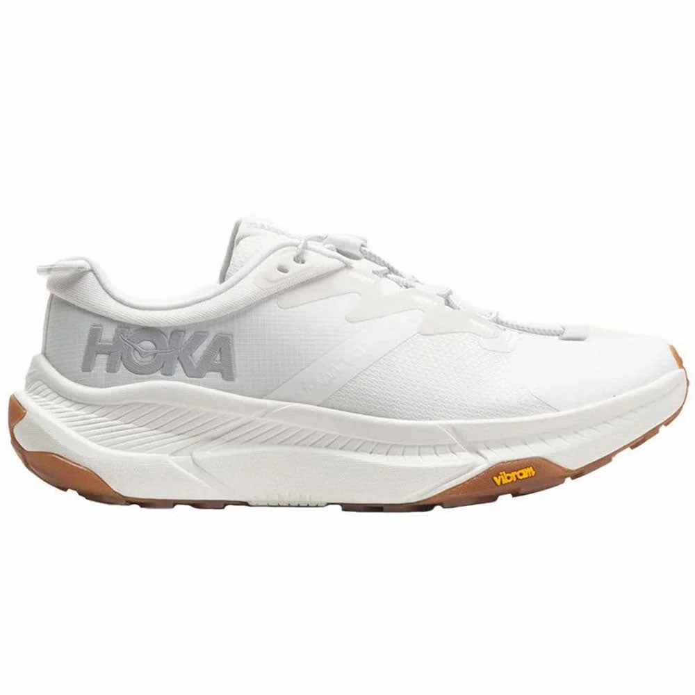Men's Hoka Transport, White/White, 8.5 D Medium Slippery